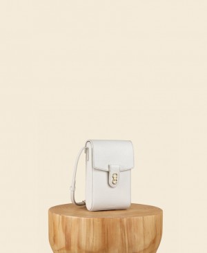 Cafuné Trunk Box Crossbody Veske Dame Hvite | FIQ5568JL