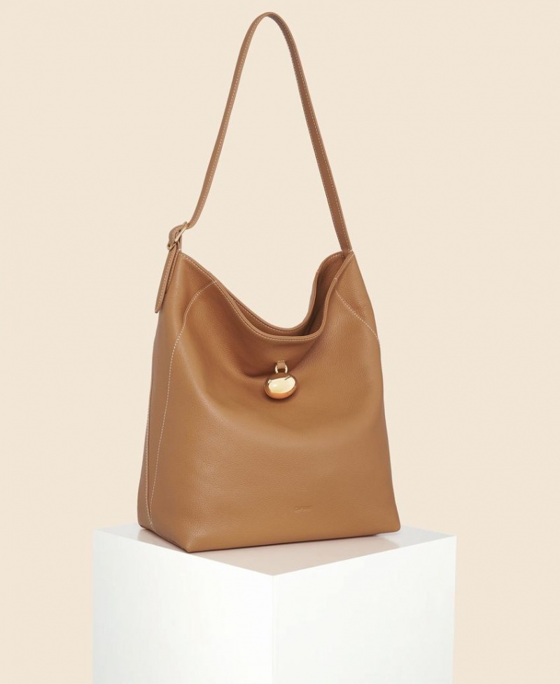 Cafuné Drop Hobo Tote Veske Dame Brune | QQY8783DI