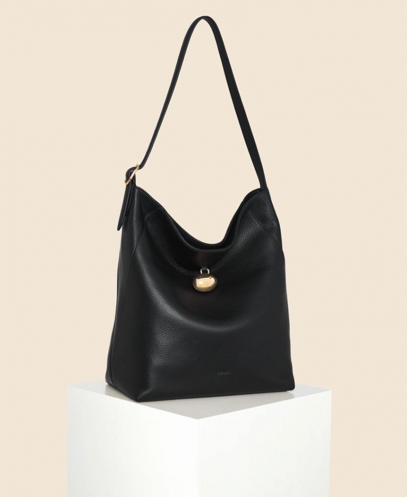 Cafuné Drop Hobo Tote Veske Dame Svarte | BRH3733GO