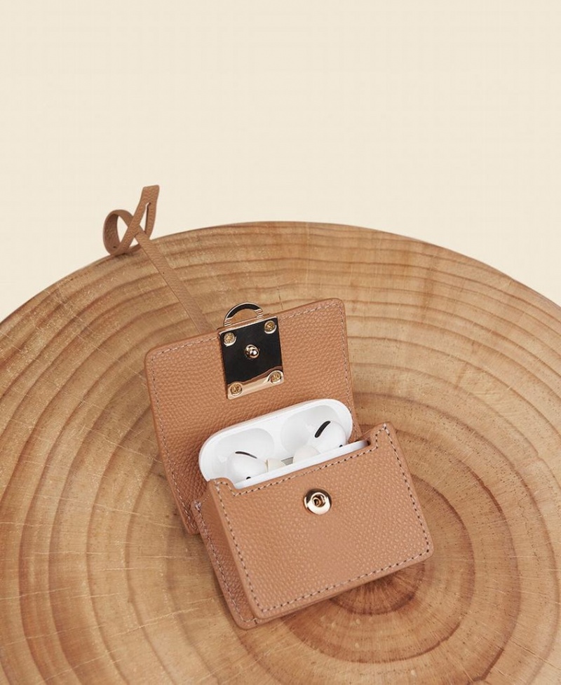 Cafuné Stance Pod AirPods Case Mini Vesker Dame Brune | VWU779UI